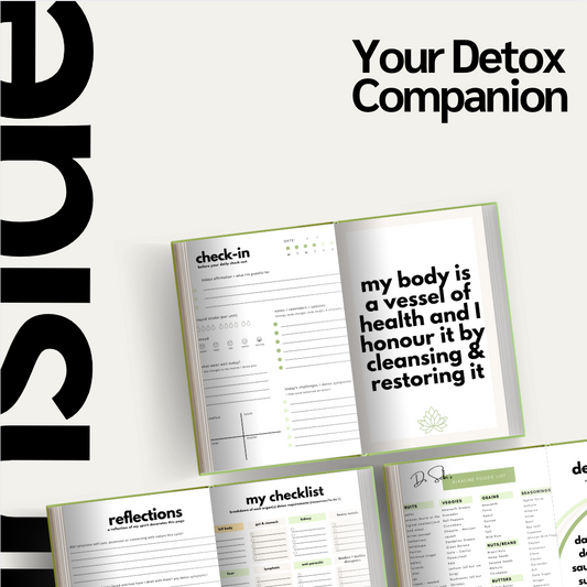 My Detox Journey Physical Journal