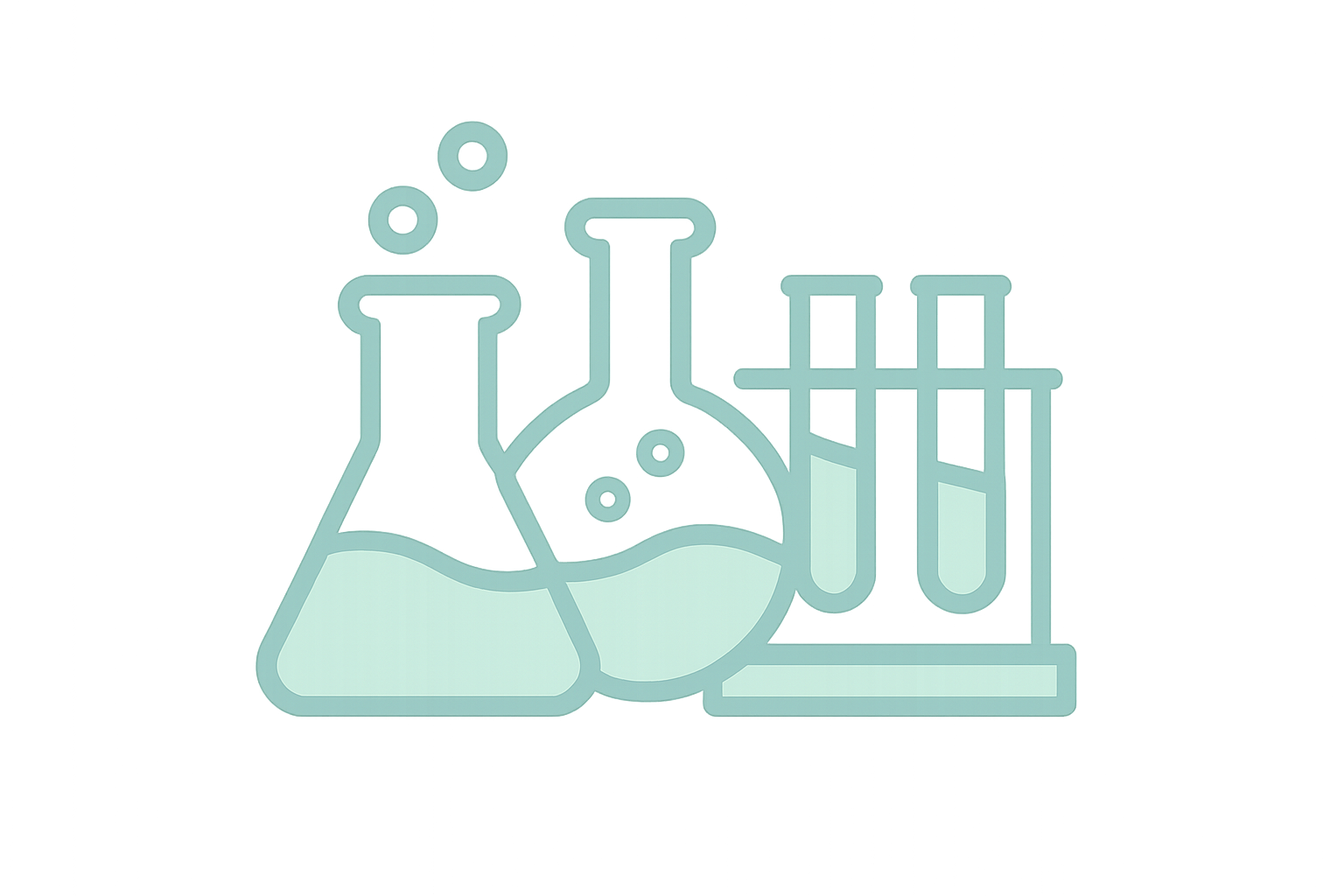 #CAEEE4 colour science lab icon with transparent background