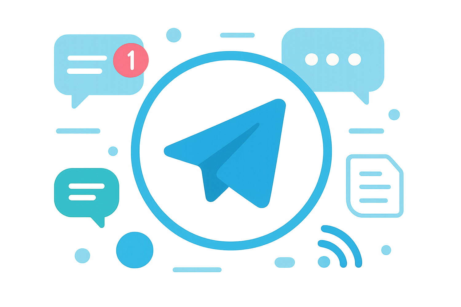 telegram logo messaging